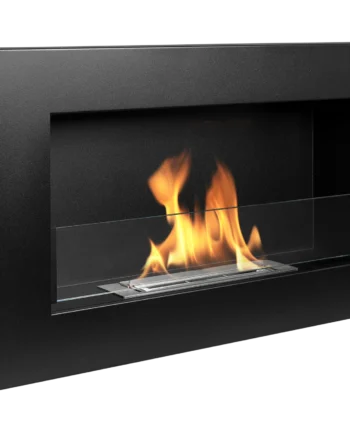 Biopejse Til Vægophæng 650x400x120mm Box Sort Mat Med Glas