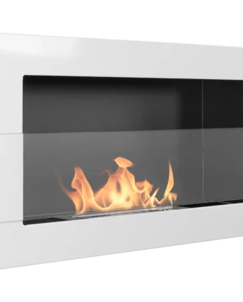 Biopejse Til Vægophæng 650x400x120mm Med Glas Hvidglans