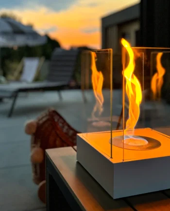 Bord-model  Fritstående Biopejse 260   260 Mm Hvid Mat