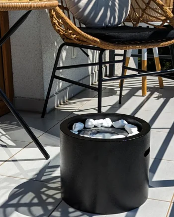 Gulvmodel Fritstående Biopejse 290 Mm Sort Mat