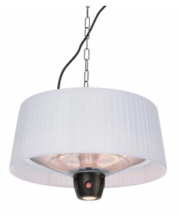 Artix Hængende Hvid 1500 Watt Terrassevarmer