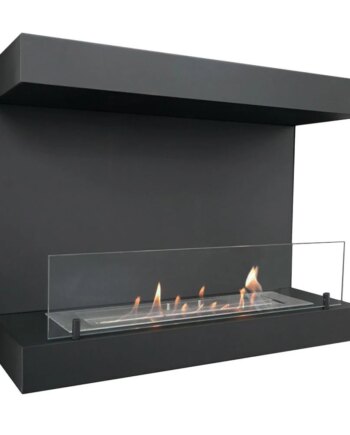 Dakota Tre-sidet Væghængt Biopejs 80 Cm Sort