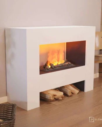 Fallada Hvid Omc 600   Fritstående Vanddamp Pejs