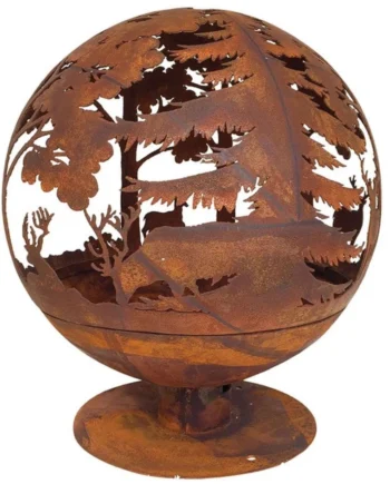 Fire Ball Laser Cut Rust