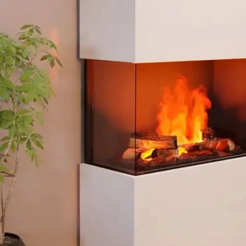 Glow Fire Glasplade Til Vanddamppejse