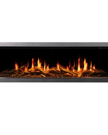 Gold 152 Cm   Indbygningselpejs