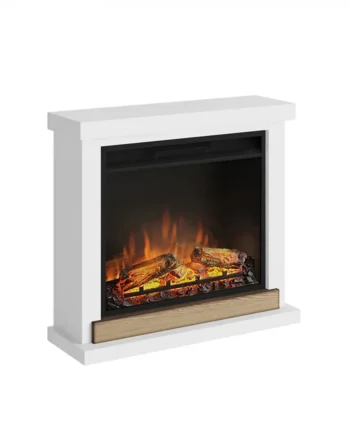 Hagen Hvid Elektrisk Kamin