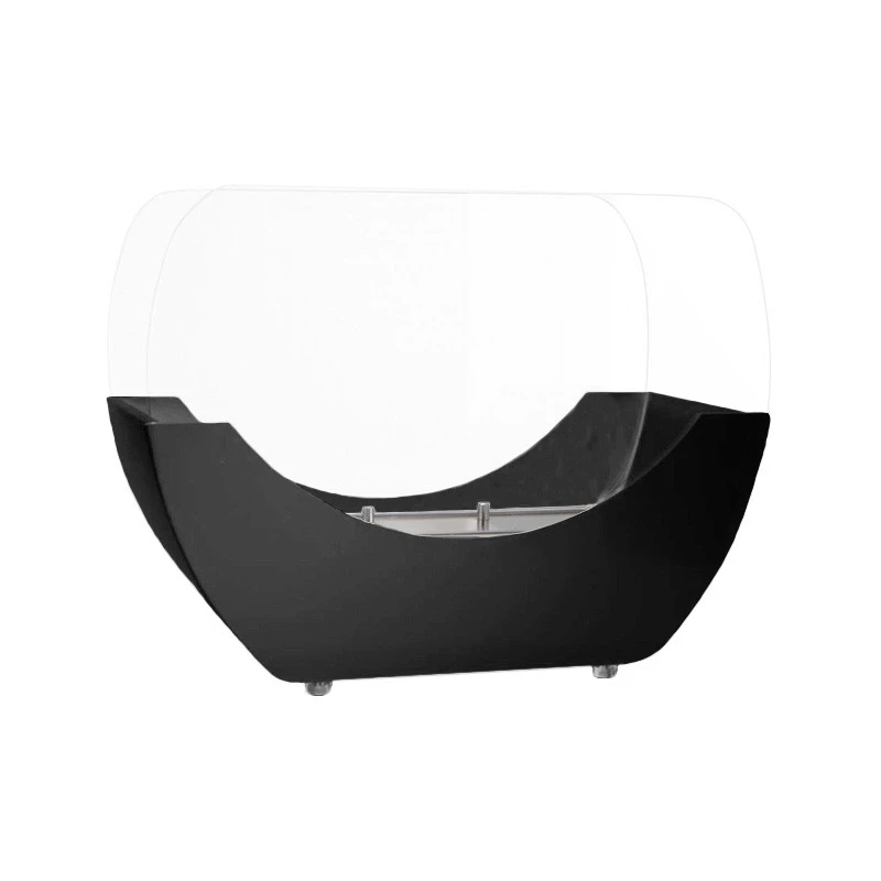 Kurvet Bord Biopejs Sort