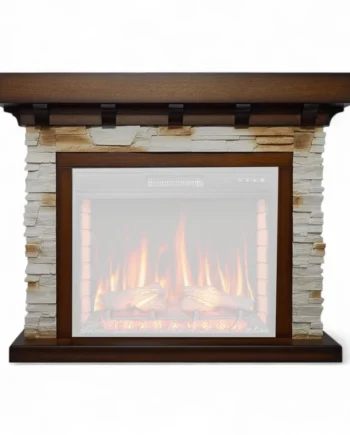 Ludwig Fritstående Elpejs Pejseramme Antik Eg  Kun Ramme