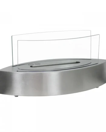 Oval Bord Biopejs Stål