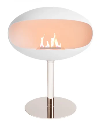 Pedestal Hvid   Stål Fod