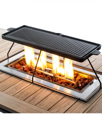 Rektangulær Grillplade 25   72   34 Cm