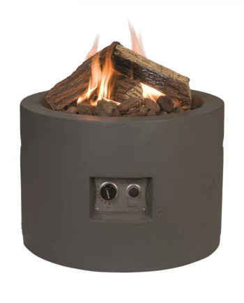 Rundt Ildbord Gaspejs Antracit