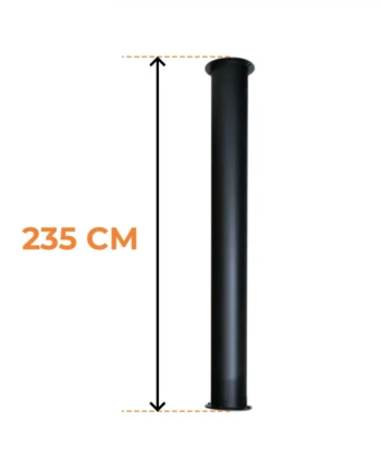 Toronto Rør 195 Cm Totallængde 235 Cm