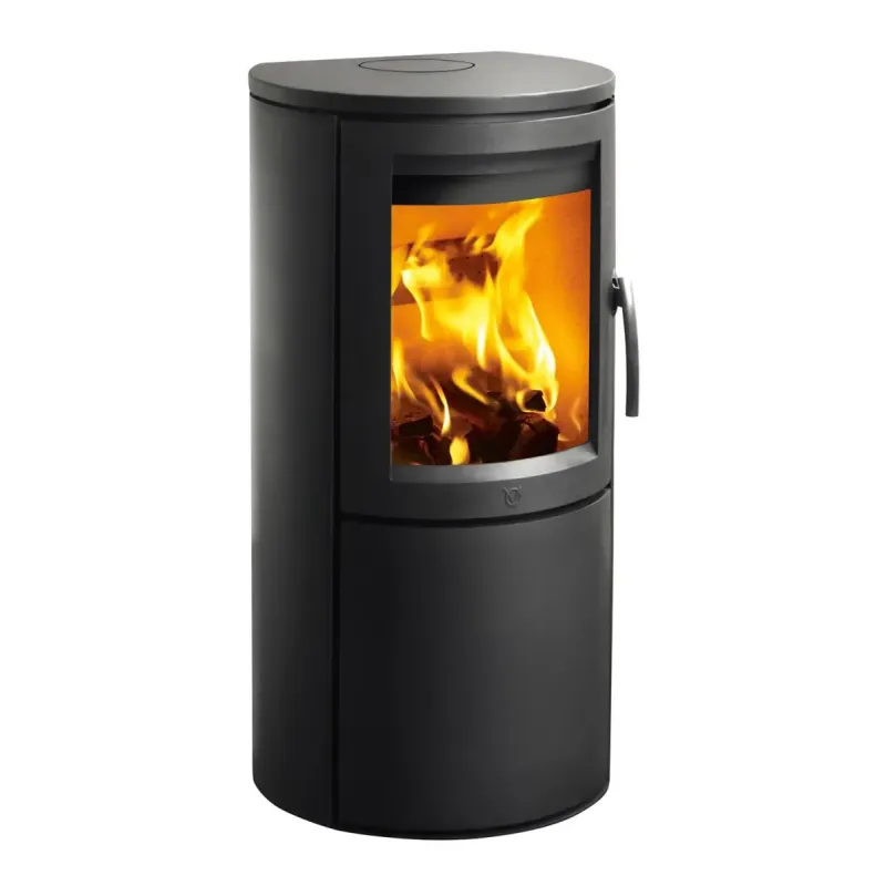 Varde Aura   Stål Sort  Brændeovn