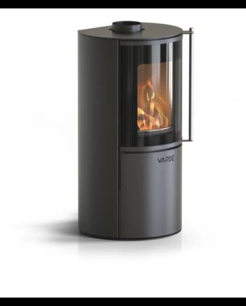 Varde Brændeovn Nordic   Glas   Sort         51x45x98cm