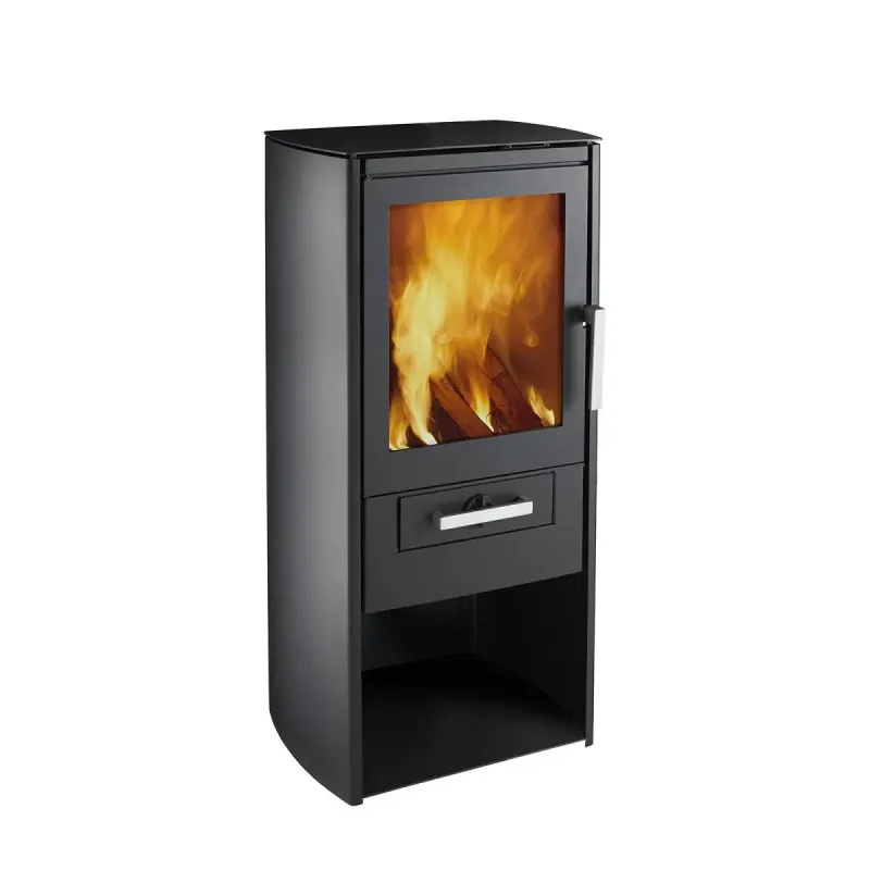 Varde Samsø Stål Sort Brændeovn