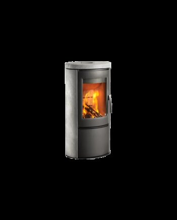 Varde Shape   Air Grå Fedtsten Brændeovn