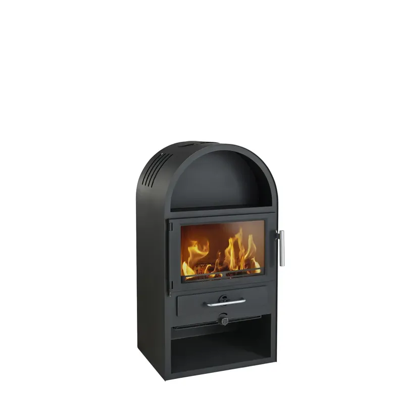 Varde Thurø 13 Stål Sort Med Rysterist Brændeovn