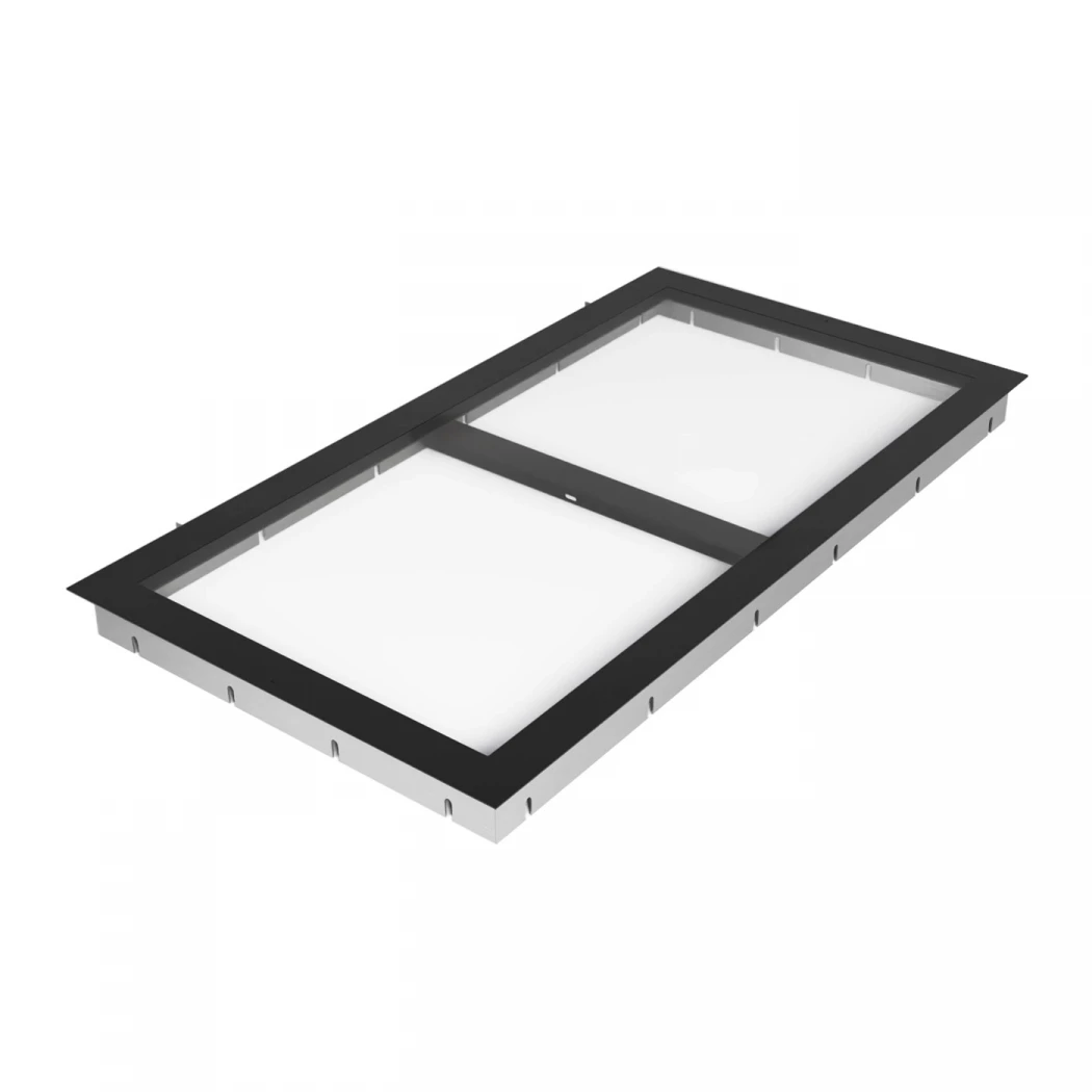 Vinkælder Glaslåge Motoriseret Sort 640x1000 Mm